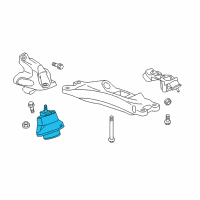 OEM Cadillac CTS Mount Diagram - 84041454