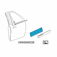 OEM 2015 Lincoln Navigator Cladding Diagram - 7L7Z-7820879-AJ