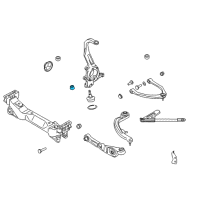 OEM 2007 Nissan 350Z Lower Ball Joint Seat Diagram - 40173-AC500
