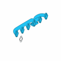 OEM Ram 3500 Exhaust Manifold Diagram - 68210184AB