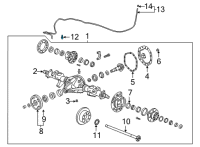 OEM 2022 Chevrolet Silverado 2500 HD Vent Diagram - 26063647