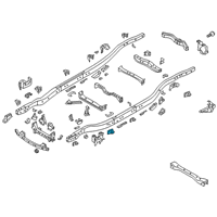 OEM 2012 Infiniti QX56 Bracket Assembly-Cab Mounting, 2ND Diagram - 95120-1LA0A