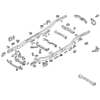 OEM 2013 Infiniti QX56 Bracket Assembly-Cab Mounting, 3RD Diagram - 95130-1LA0A