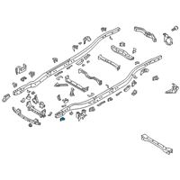 OEM 2012 Infiniti QX56 Bracket-Cab Mounting 1ST Diagram - 95110-1LA0A