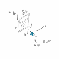 OEM 2011 Ford E-250 Handle, Inside Diagram - 6C2Z-1526404-AA