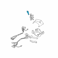 OEM 2010 Cadillac DTS Ignition Cylinder Diagram - 19207991