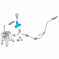 OEM 2022 Honda Accord Boot Assy., Select Lever *NH900L* (DEEP BLACK) Diagram - 54710-TVA-A81ZA