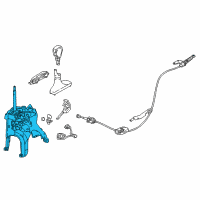 OEM 2018 Honda Accord Bracket, Select Lever Base Diagram - 54200-TVA-A83