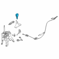 OEM 2019 Honda Accord Knob Assy., Select *NH900L* (DEEP BLACK) Diagram - 54130-TVA-A82ZA