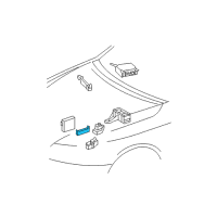 OEM 2011 Lexus IS350 Block Assembly, Relay Diagram - 82660-30A20