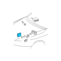 OEM 2009 Lexus IS F Multiplex Network Body Computer Diagram - 89211-53010