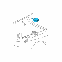 OEM Lexus IS250 Computer Assy, Power Steering Diagram - 89650-53020