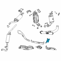 OEM 2018 Dodge Grand Caravan Shield-Exhaust Diagram - 4881503AC