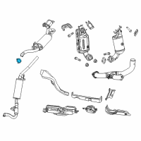 OEM Chrysler Town & Country Clamp-Exhaust Diagram - 4578916AB