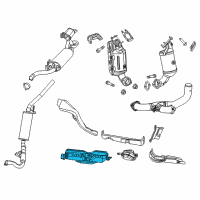 OEM 2017 Dodge Grand Caravan Shield-Heat Diagram - 68237084AA