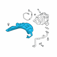 OEM 2019 Ford Transit-350 Heat Shield Diagram - CK4Z-6K733-A