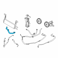 OEM Ford F-250 Super Duty Reservoir Hose Diagram - 7C3Z-3691-C