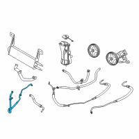 OEM Ford F-250 Super Duty Return Line Diagram - 7C3Z-3A713-E