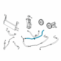 OEM 2009 Ford F-350 Super Duty Upper Pressure Hose Diagram - 7C3Z-3A713-L