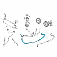 OEM 2009 Ford F-250 Super Duty Pressure Line Assembly Diagram - 7C3Z-3A717-C