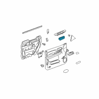 OEM Chevrolet Tahoe Switch Asm-Door Lock & Side Window Diagram - 20835553