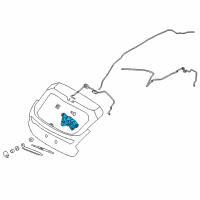 OEM Ford Focus Rear Motor Diagram - F1FZ-17508-A