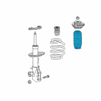 OEM 2019 Chevrolet Blazer Strut Dust Shield Diagram - 84916468