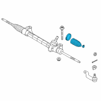 OEM 2018 Lexus NX300h Boot, Steering Rack Diagram - 45535-49045