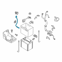 OEM 2019 Infiniti QX80 Cable Assy-Battery Earth Diagram - 24080-1LA0A