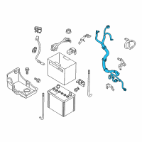 OEM 2017 Infiniti QX80 Harness Assy-Engine Diagram - 24077-5ZM0B