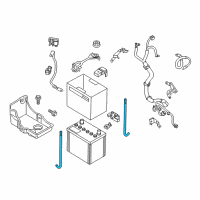 OEM Nissan Murano Rod-Battery Fix Diagram - 24425-VD200