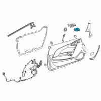 OEM 2019 Buick Cascada Window Switch Diagram - 13301886