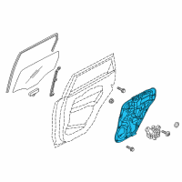 OEM 2017 Kia Soul Panel Assembly-Rear Door Module Diagram - 83471B2000