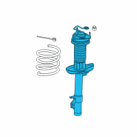 OEM 2020 Acura MDX Shock Absorber Assembly, Right Front Diagram - 51610-TRX-A03