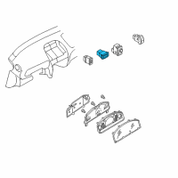 OEM 2002 Nissan Sentra Switch Assy-Trunk Opener Diagram - 25380-71L00