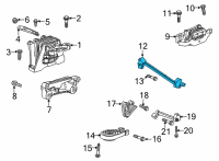 OEM 2020 Buick Encore GX Upper Brace Diagram - 12704668