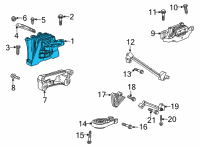 OEM 2022 Chevrolet Trailblazer Side Mount Diagram - 60003411