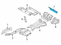 OEM BMW M4 HEAT INSULATION FOR REAR MUF Diagram - 51-48-8-070-512