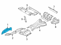 OEM 2022 BMW M440i HEAT INSULATION ENGINE MOUNT Diagram - 51-48-8-074-672