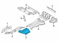 OEM 2022 BMW M4 TUNNEL HEAT INSULATOR Diagram - 51-48-8-070-509