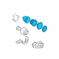 OEM 1998 Ford E-350 Econoline Club Wagon Air Cleaner Assembly Diagram - XC2Z9600AAB