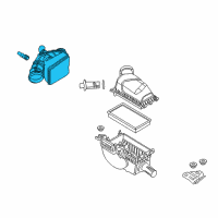 OEM Lincoln MKS Air Duct Diagram - 9G1Z-9B659-A