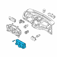 OEM 2012 Kia Forte Koup Control Assembly-Heater Diagram - 972501M381WK