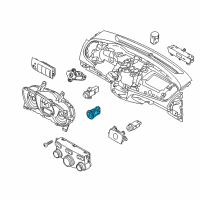 OEM 2013 Kia Forte Button Start Swtich Assembly Diagram - 954301M910