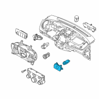 OEM Kia Forte Koup Switch Assembly-Hazard Warning Diagram - 937901M200