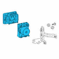 OEM 2019 Chevrolet Suburban 3500 HD ABS Control Unit Diagram - 84609554