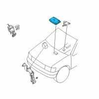 OEM 1997 Infiniti QX4 Module Assy Diagram - 47850-1W312