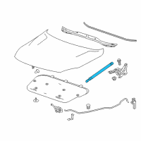 OEM Chevrolet Support Strut Diagram - 25931541