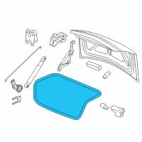 OEM 2007 Chevrolet Impala Weatherstrip Diagram - 89025247