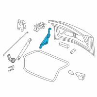 OEM 2007 Chevrolet Impala Hinge Diagram - 25964302